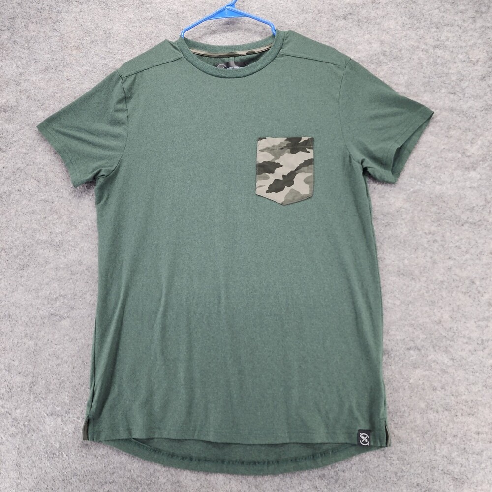 Reign Supreme Shirt Mens Medium Short Sleeve Green